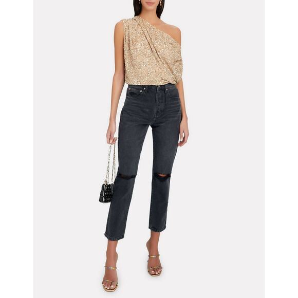 PISTOLA Keaton Distressed Straight Leg Busted Knee Jeans Black P6430FBK-TAU ‎ 24 - Picture 16 of 16